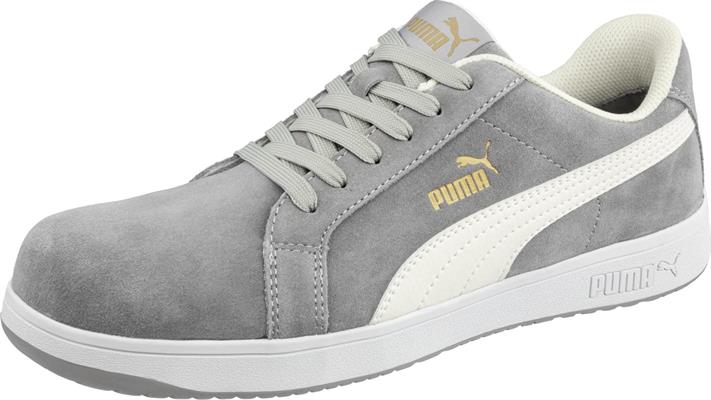 SCARPE PUMA ICONIC SUEDE GREY/GRIGIO LOW S1PL