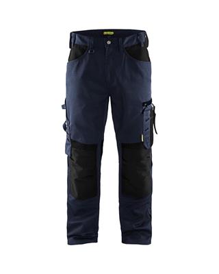 PANTALONI ARTIGIANO BLU MARINO SCURO/NERO BLAKLADER