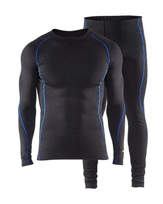 SET INTIMO NERO/BLU FIORDALISO BLAKLADER (T. -10/+10°C)