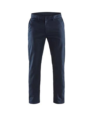 PANTALONI CHINOS STRETCH BLU MARINO SCURO BLAKLADER