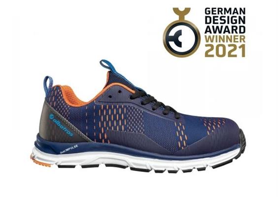 SCARPE ALBATROS AER55 IMPULSE BLUE ORANGE BASSE S1P