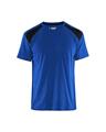 T-SHIRT BLU FIORDALISO/NERO BLAKLADER