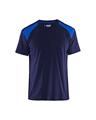 T-SHIRT BLU MARINO/BLU FIORDALISO BLAKLADER