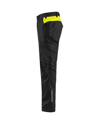 PANTALONI INDUSTRIA STRETCH BLAKLADER NERO/GIALLO