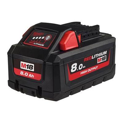 BATTERIA M18 8.0 Ah HIGH OUTPUT MILWAUKEE